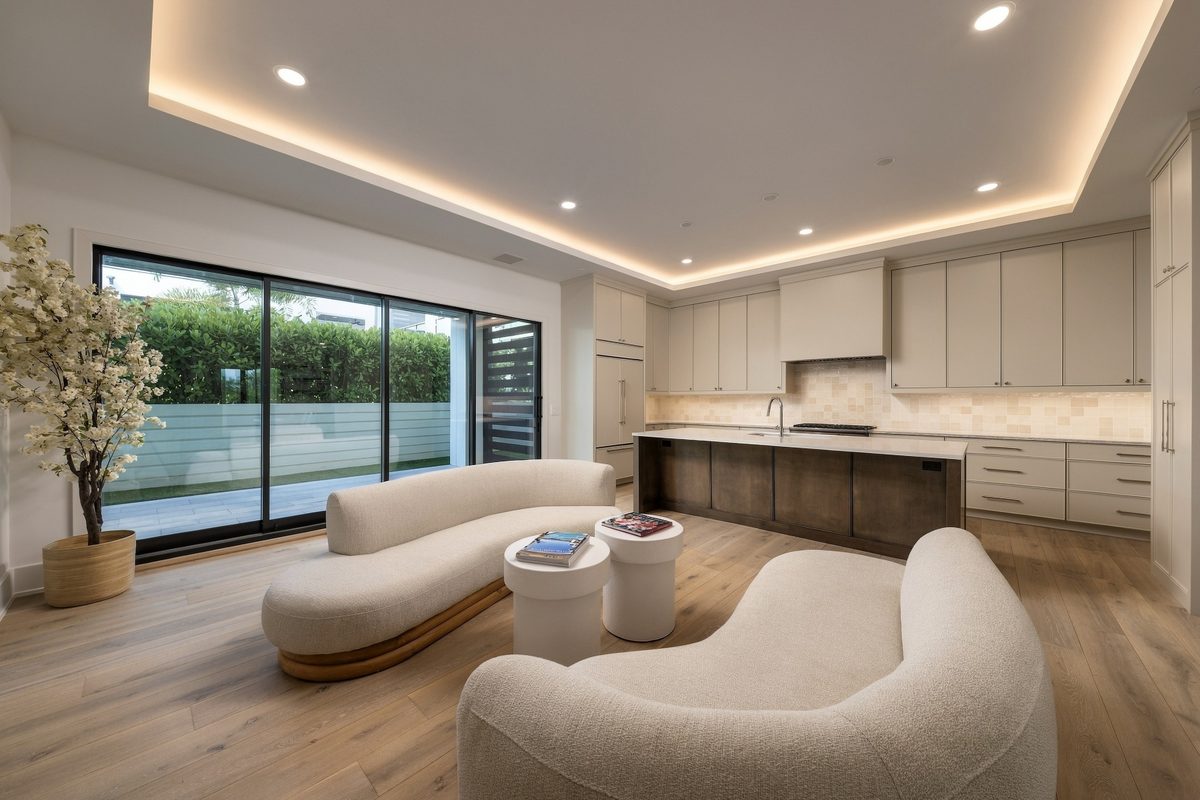 Great room in the Moody look